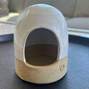 Farmhouse Pottery Beehive Salt Cellar — Handmade Stoneware | Woodstock, Vermont